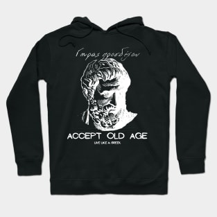 Accept old age and live like a Greek ,apparel hoodie sticker coffee mug gift for everyone Hoodie